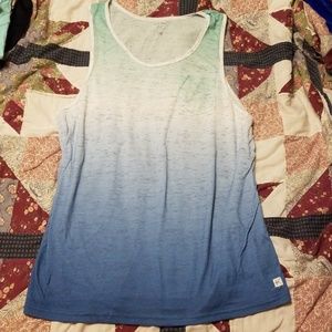 Men's Buckle ombre tank top